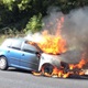 Vozač teško opečen nakon što mu se zapalio automobil